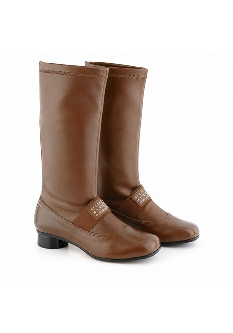 Stivale alto con logo MM6 KIDS MAISON MARGIELA | 838964